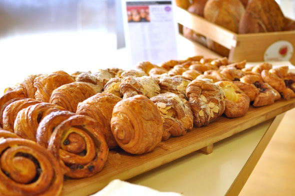 Breakfast pastries at EDB2011 courtesy of Brasserie Bread 